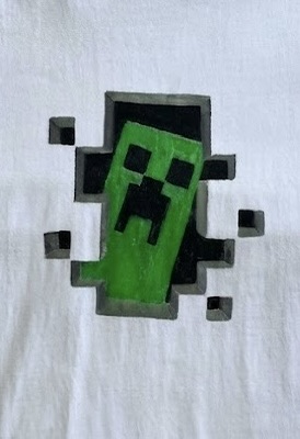 Рисувана тениска ''Крипър'' - Image 2